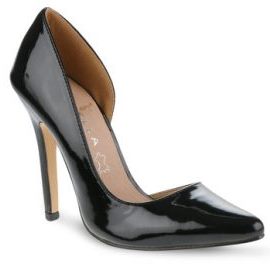 DANIELLA MICHELLE Whisper Black Stiletto Heel Shoes