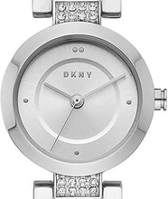 Load image into Gallery viewer, Authentic DKNY City Link Crystal Accented Stainless Steel Ladies Watch
