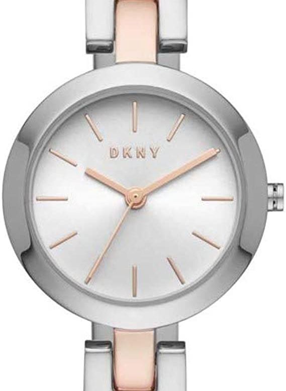 Authentic DKNY City Link Two Tone Stainless Steel Ladies Watch