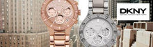Load image into Gallery viewer, Authentic DKNY White Ceramic Gold Tone Multifunction Ladies Watch
