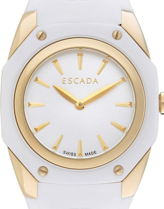 Authentic ESCADA Naomi Ceramic Bezel Swiss Made Ladies Watch