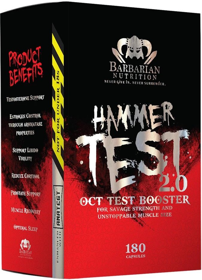 BARBARIAN NUTRITION Hammer Test 2.0 - 180's