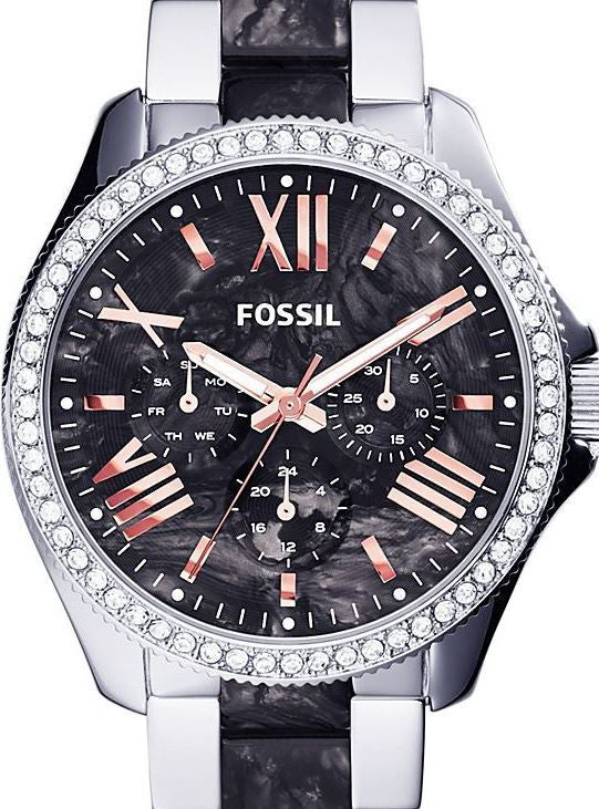 Authentic FOSSIL Cecile Stainless Steel Multifunction Ladies Watch