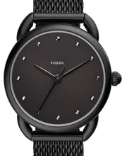 Load image into Gallery viewer, Authentic FOSSIL Tailor Black Stainless Steel Ladies Watch
