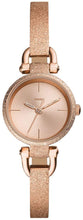 Load image into Gallery viewer, Authentic FOSSIL Georgia Rose Gold Glitter Ladies Watch
