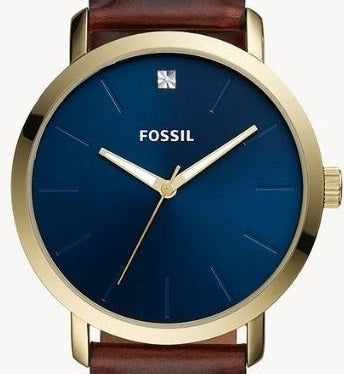 Authentic FOSSIL Lux Luther Diamond Accented Mens Watch