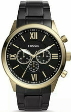 Load image into Gallery viewer, Authentic FOSSIL Flynn Black Stainless Steel Chronograph Mens Watch
