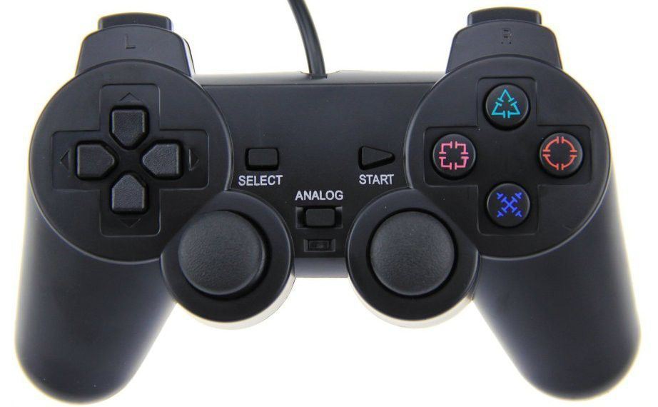 GAMETECH PS2 Double Shock Wired Controller