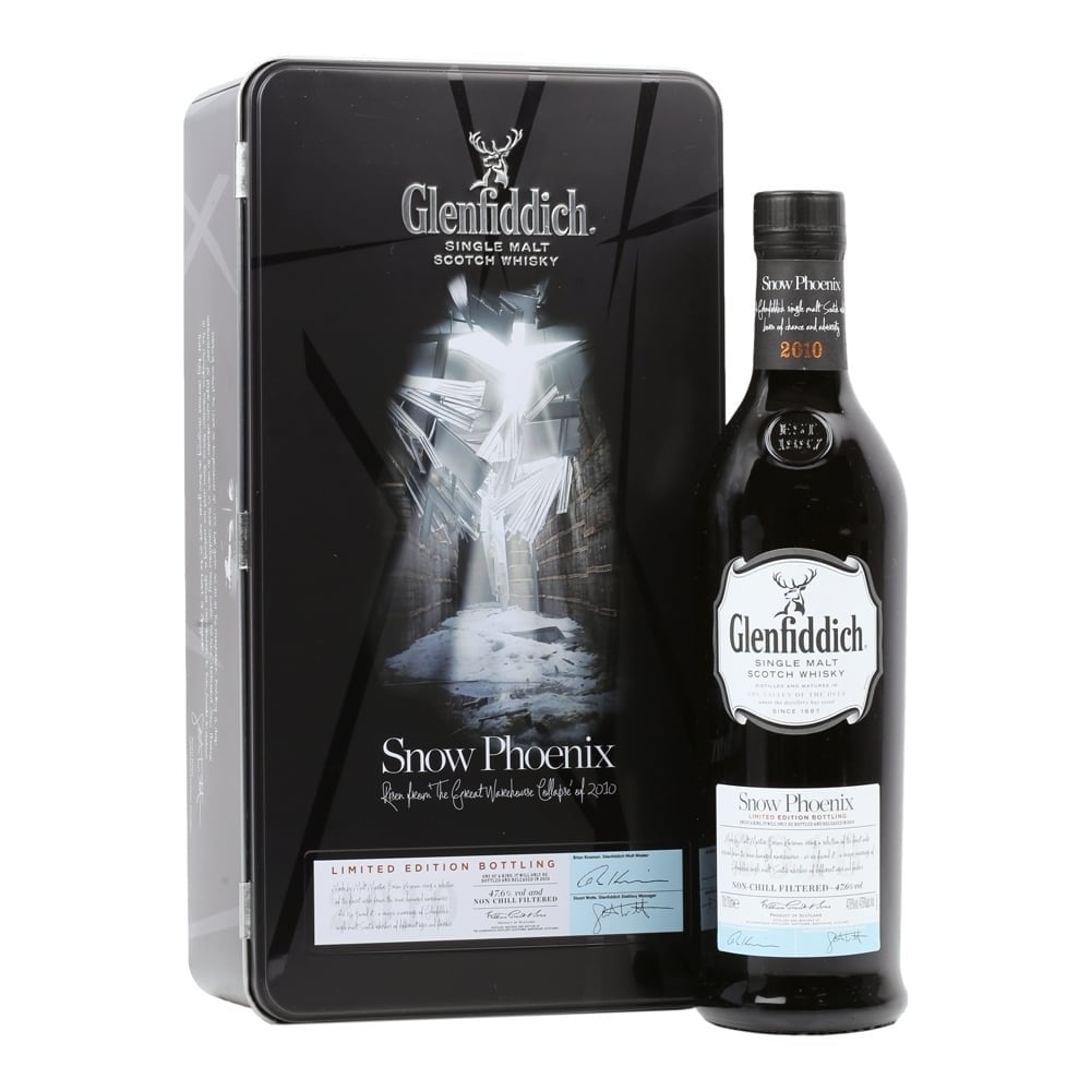 GLENFIDDICH Snow Phoenix Limited Edition Rare Single Malt Whiskey