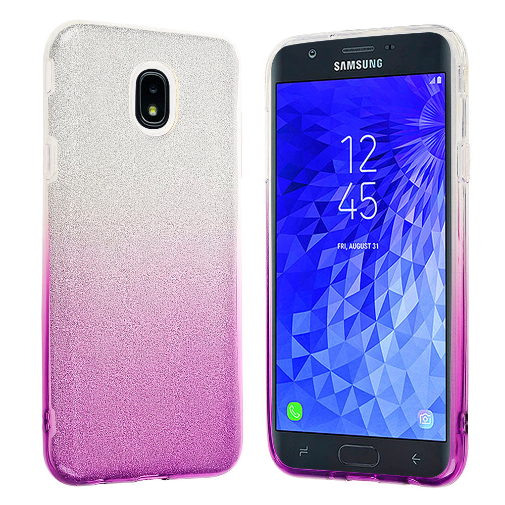 Glittery Ombre TPU Case For Samsung Galaxy J7