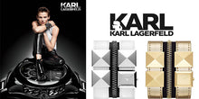 Load image into Gallery viewer, Authentic KARL LAGERFELD Zip Double Strap Swiss Quartz Ladies Watch

