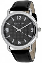 Load image into Gallery viewer, Authentic KENNETH COLE Classic Black Leather Mens Watch
