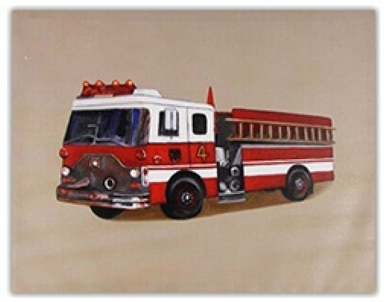 KIDS CANVAS Fire Engine Canvas Art