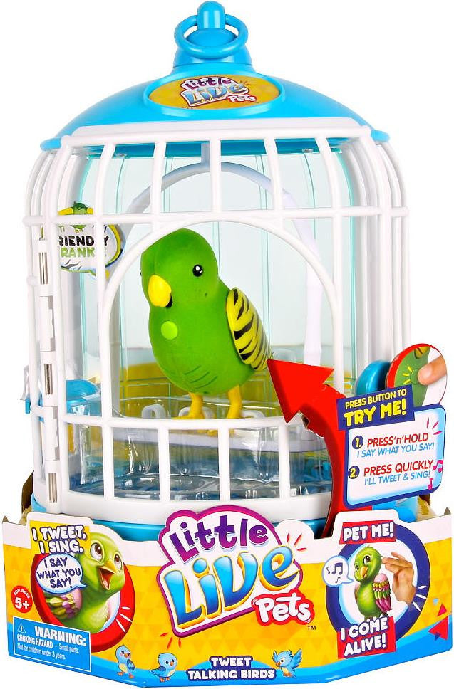 Little Live Pets Cage #1 Friendly Frankie Bird Cage