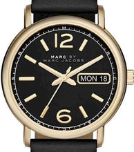 Load image into Gallery viewer, Authentic MARC JACOBS Fergus Black Leather Ladies Watch
