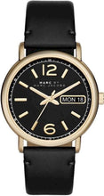 Load image into Gallery viewer, Authentic MARC JACOBS Fergus Black Leather Ladies Watch
