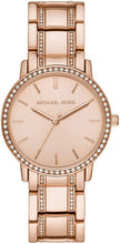 Load image into Gallery viewer, Authentic MICHAEL KORS Melissa Glitz Rose Gold Ladies Watch
