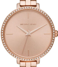 Load image into Gallery viewer, Authentic MICHAEL KORS Charley Crystal Accented Rose Gold Ladies Watch
