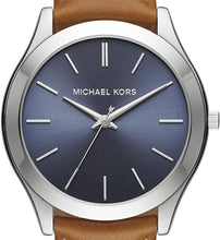 Load image into Gallery viewer, Authentic MICHAEL KORS Runway Leather Mens Watch
