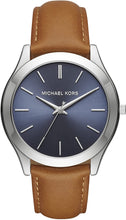 Load image into Gallery viewer, Authentic MICHAEL KORS Runway Leather Mens Watch
