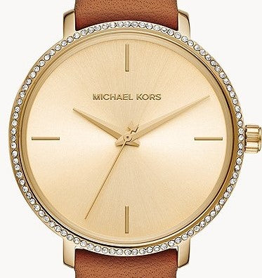 Authentic MICHAEL KORS Charley Crystal Accented Ladies Watch