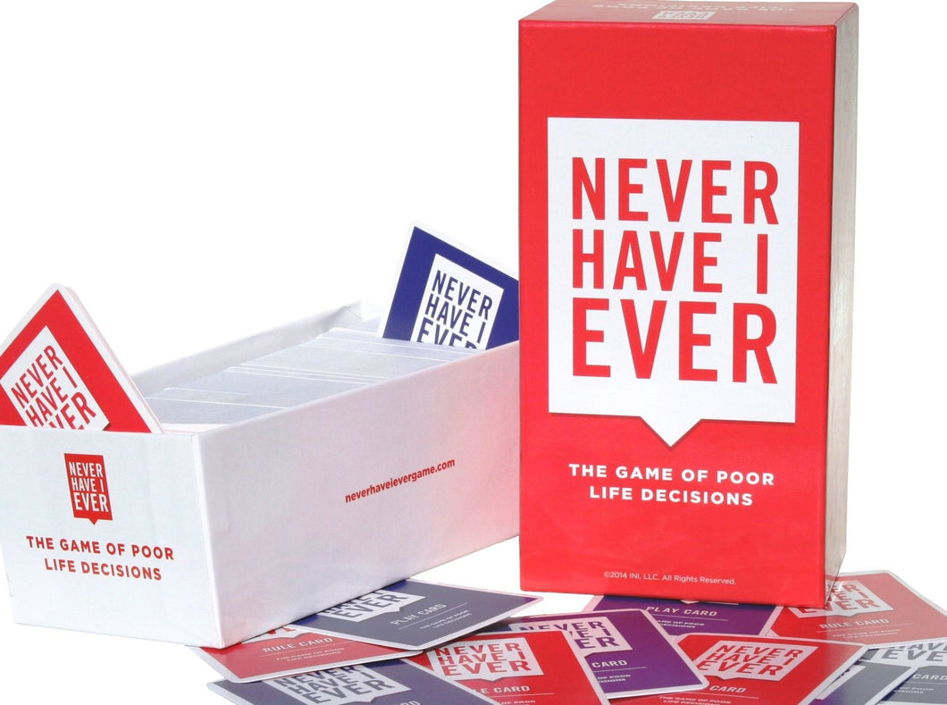 NEVER HAVE I EVER Base Set Party Game Full Pack