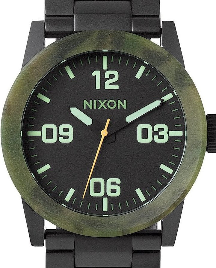 Authentic NIXON Private Black Stainless Steel Mens Watch Maverick Sales 1