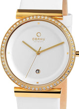 Load image into Gallery viewer, Authentic OBAKU Denmark Crystal Accented Ladies Watch
