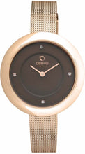 Load image into Gallery viewer, Authentic OBAKU Denmark Rose Gold Stainless Steel Mesh Ladies Watch
