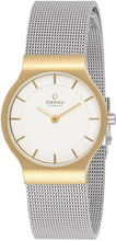 Load image into Gallery viewer, Authentic OBAKU Denmark Two Tone Stainless Steel Mesh Ladies Watch
