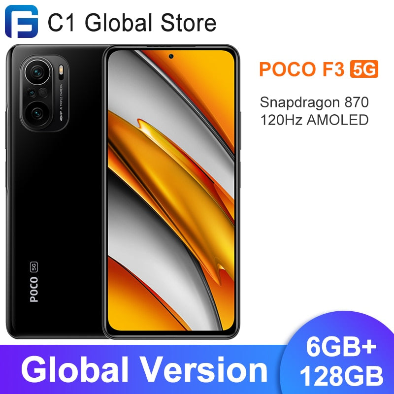 POCO F3 Smartphone with a Snapdragon 870 5G processor