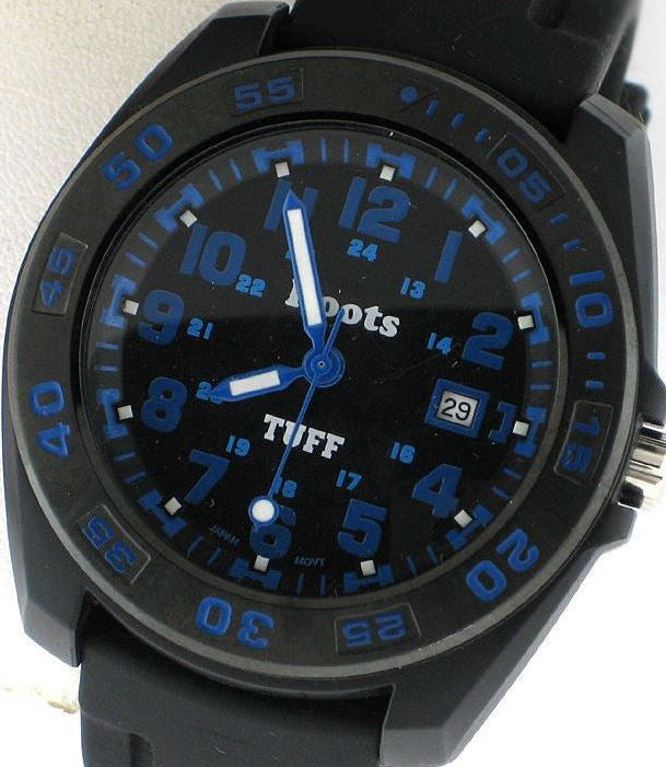 Authentic ROOTS TUFF Blackout Mens Sports Watch