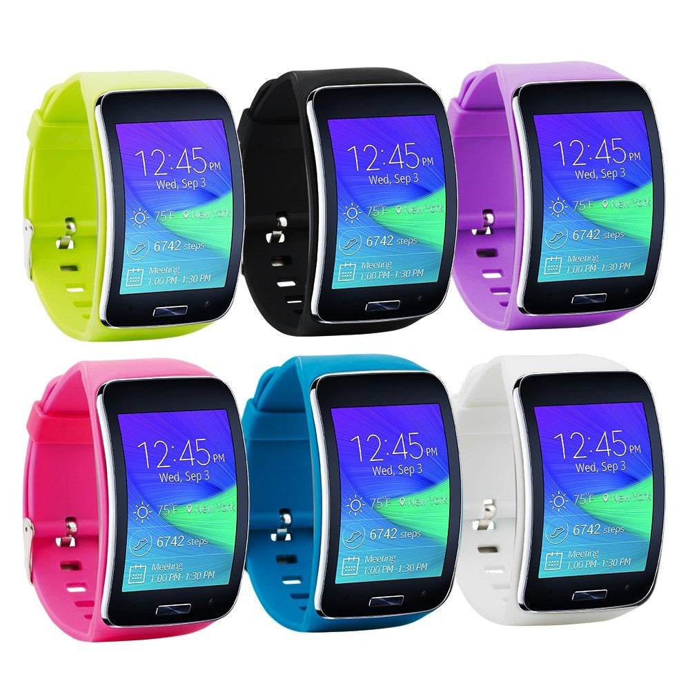 gear s r750 Silicone Sport Replacement Strap Band for Samsung Galaxy Gear S R750 W –  Maverick Sales