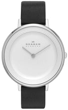 Load image into Gallery viewer, Authentic SKAGEN Denmark Ditte Black Leather Ladies Watch
