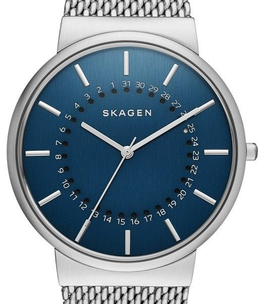 Authentic SKAGEN Denmark Ancher Stainless Steel Mens Watch