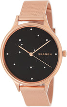 Load image into Gallery viewer, Authentic SKAGEN Denmark Anita Crystal Accented Rose Gold Ladies Watch
