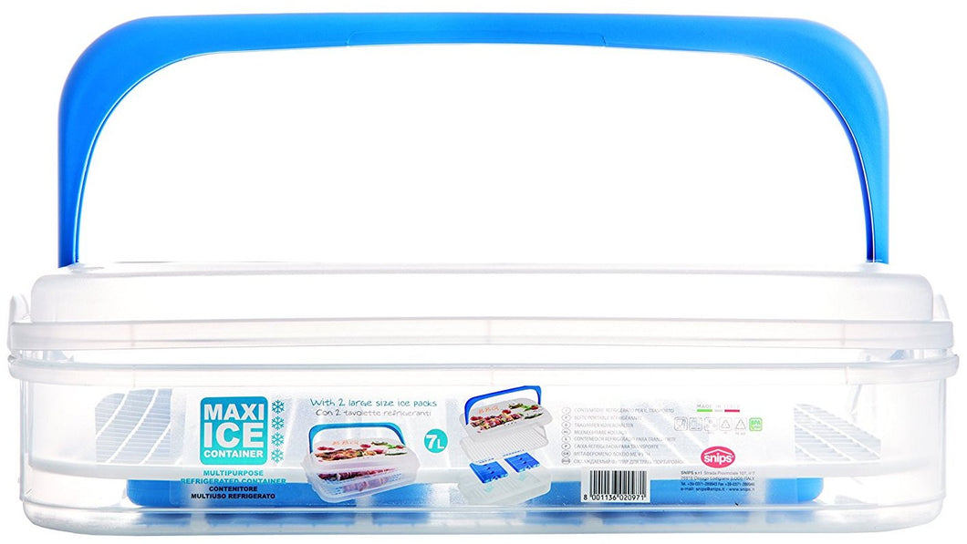 SNIPS Italian Storage - 7L Maxi Ice Container for Braai and Picnics