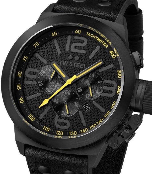 Authentic TW STEEL Canteen Chronograph Mens Watch